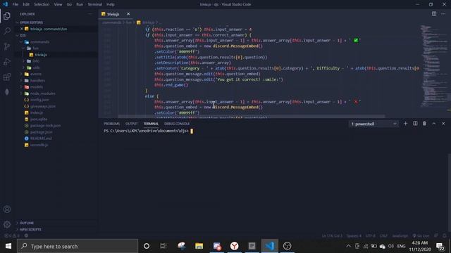#27 Trivia Command | EASY! | discord.js v12 смотреть онлайн