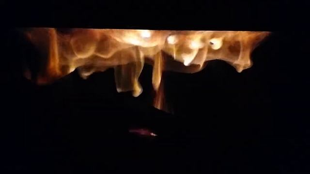 Камин Invicta Options 700 работа вторичного дожига. смотреть онлайн