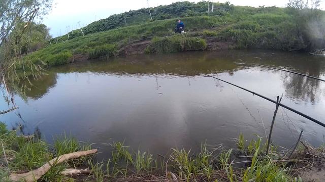 Ловим крупного карася на малой реке! смотреть онлайн