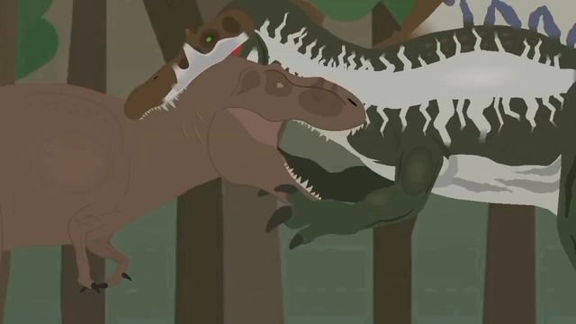 rexy vs spinosaurus stick nodes pro dinosaur battle season 1 EP 1 2023 смотреть онлайн