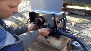 установка проволоки в полуавтомат.ресанта,саипа 200