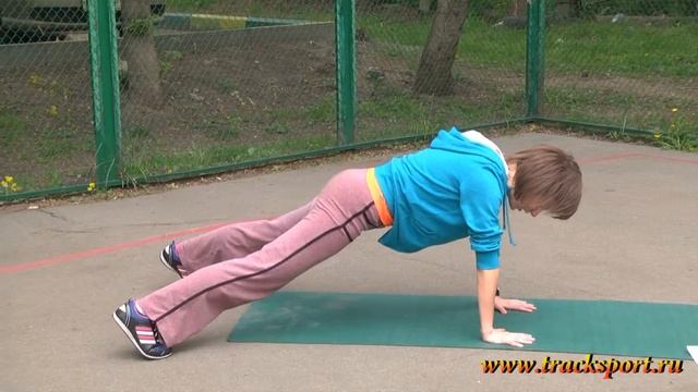 Планка + три сведения + прыжок смотреть онлайн