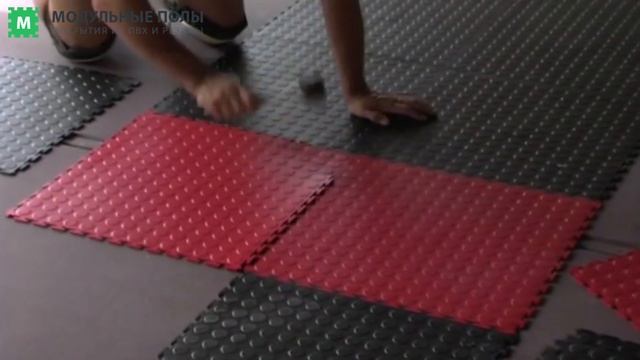 Модульные полы из ПВХ и резины. Напольное покрытие INDUSTRIAL смотреть онлайн