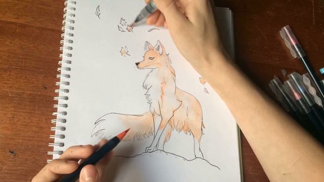 Рисунок лисы смотреть онлайн