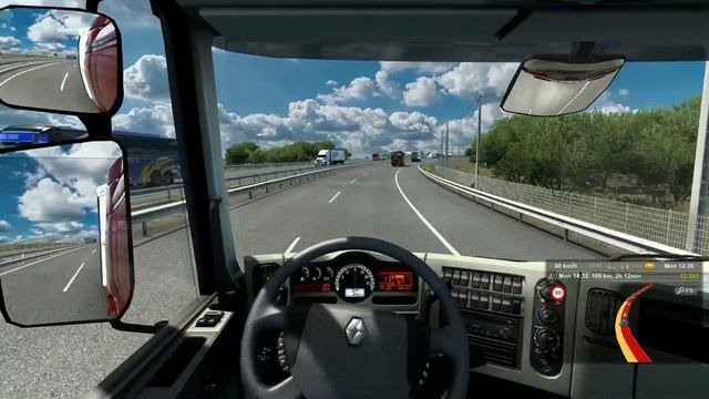 ETS2 - Renault Premium: Madrid - Zaragoza| Ultra Graphics| 4K |G29 смотреть онлайн