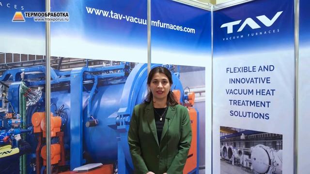 Леухина Виктория (TAV Vacuum Furnaces SPA / Италия) о 13-ой выставке Термообработка - 2019 смотреть онлайн
