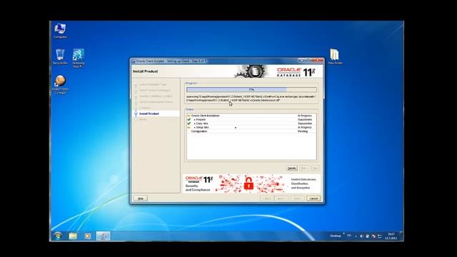 Carpio Oracle client 11gR2 installation смотреть онлайн