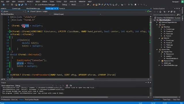 [WINAPI C++]: RF Online DAT Editor Создаем форму и Меню смотреть онлайн