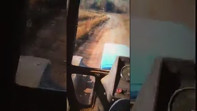 едем за сеном на МТЗ-82.1 с батей смотреть онлайн