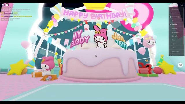 ☆ MY MELODY'S BIRTHDAY AND GIFT CODE ☆ | My Hello Kitty Cafe || ROBLOX смотреть онлайн