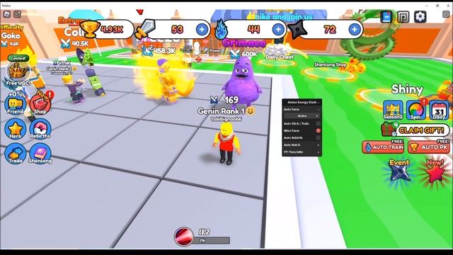 Roblox Anime Energy Clash Simulator Script (Fast UGC, AutoFarm, AutoClick, AutoFarm Wins) смотреть онлайн
