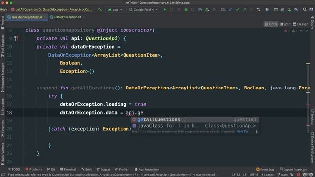 145 - JetTrivia App - Finishing up the Repository Class смотреть онлайн