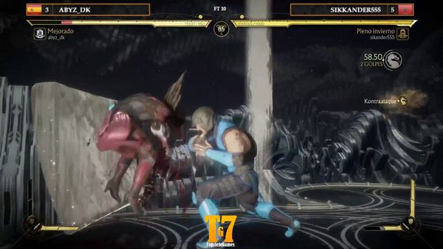 @sikander555 Vs Abyz_DK - FT10 Pro Gameplay (Sub-Zero vs Jacqui) - 【Mortal Kombat 11】 смотреть онлайн