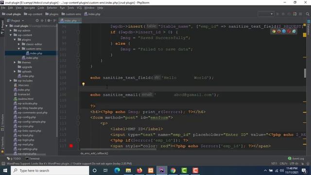 WordPress Plugin Data & Request Security in Hindi/Urdu # Part 3 | Securing (sanitizing) Input смотреть онлайн