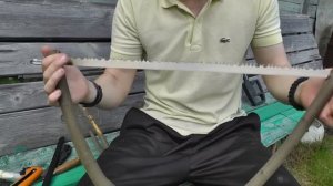 Про пилу лучковую. Сравнение дорогой и дешевой. Деревянный лучок