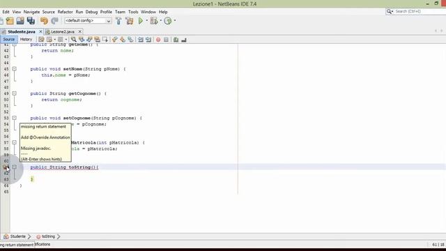 Lezione #2 : Stampare oggetti con toString() - Corso Base Java смотреть онлайн