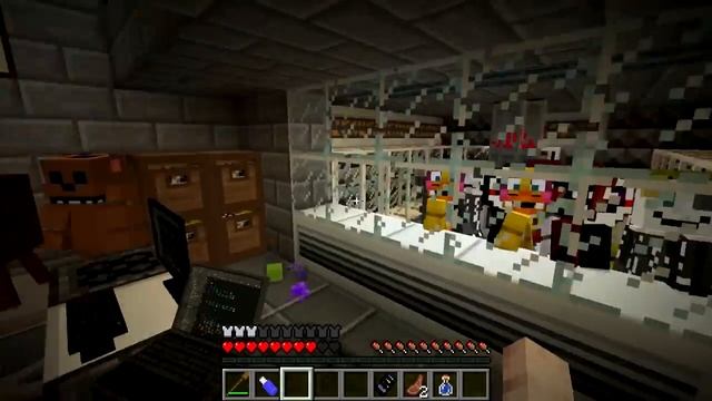 АНИМАТРОНИКИ СЕРИАЛ ФНАФ 1# ! ПЯТЬ НОЧЕЙ С ФРЕДДИ В МАЙНКРАФТ ! КАК СДЕЛАТЬ ПОРТАЛ В МИР FNAF 6 ! смотреть онлайн