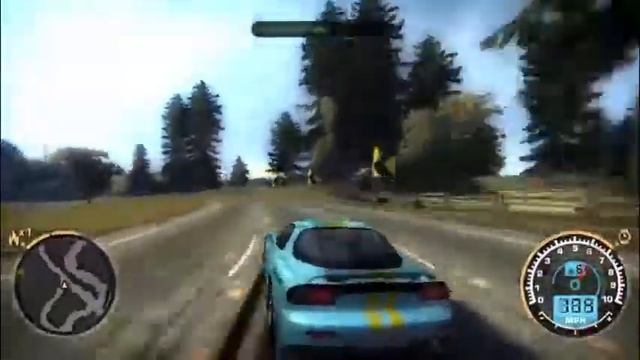 Need For Speed Most Wanted 2005 - Mazda RX 7 - Free Roam смотреть онлайн