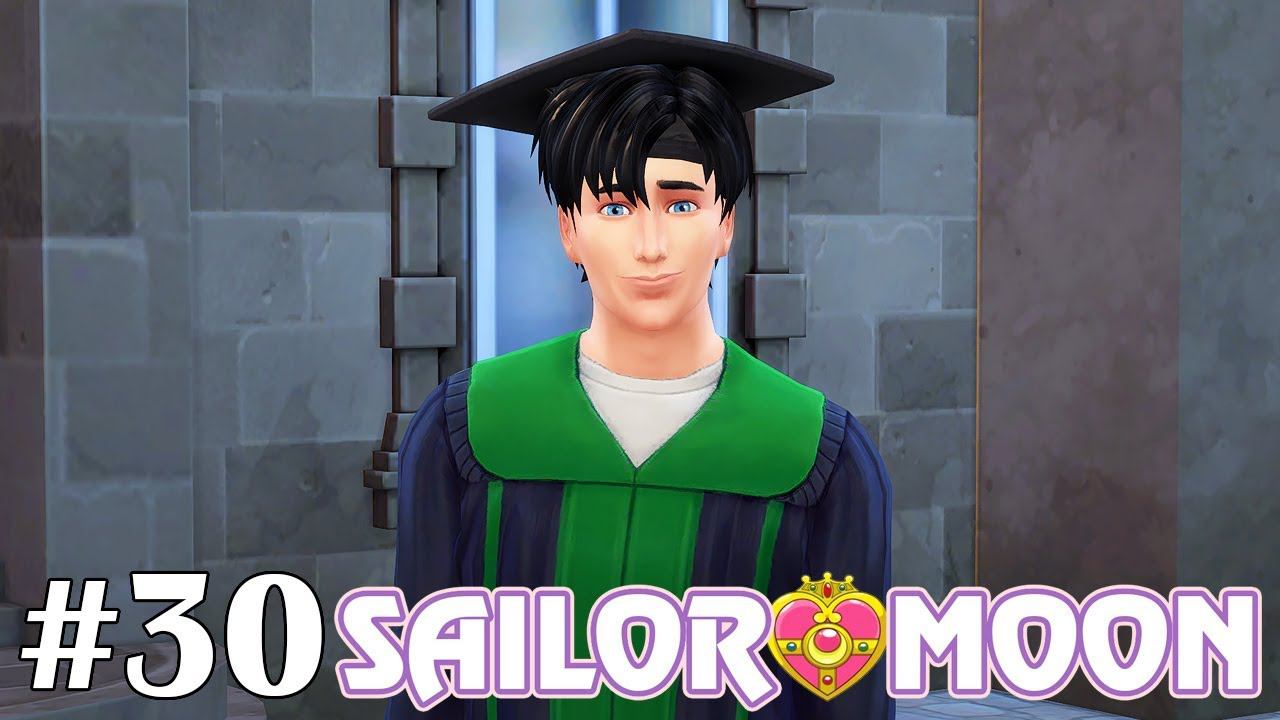 Выпускной - The Sims 4 - Sailor Moon #30 смотреть онлайн