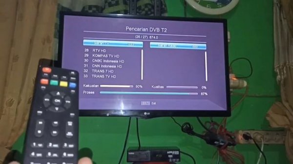 Cara SETTING set top box Matrix Apple Yang Benar Dapat Banyak Channel | STB Matrix Apple HD Merah