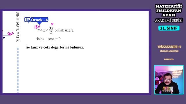 Trigonometri 9.Ders | Bölgeler ve İşaretler | 11.Sınıf Konu Anlatımı | MFA Akademi Serisi смотреть онлайн