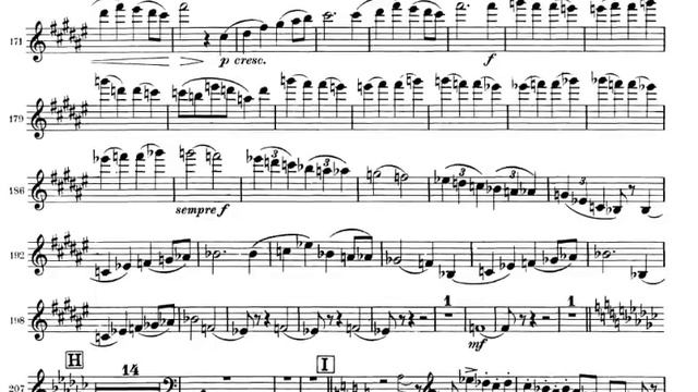 Tchaikovsky 1812 Overture Violin sheet music смотреть онлайн