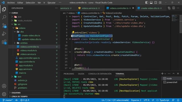 NEST: Validaciones con Dto en nestJS - parte 8 смотреть онлайн