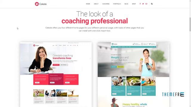 Celeste - Life Coach and Therapist WordPress Theme Jordan Ryder смотреть онлайн