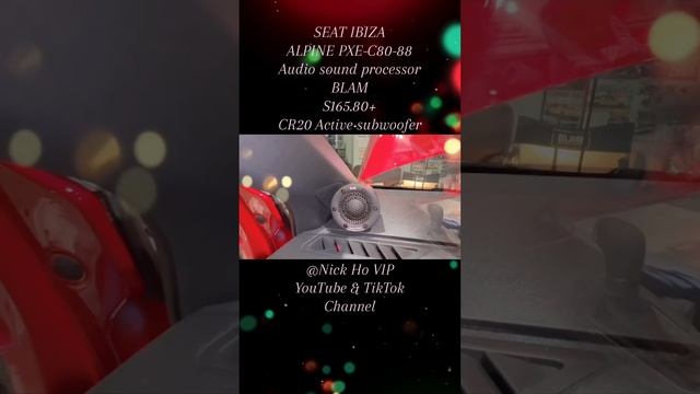 SEAT IBIZA ALPINE DSP BLAM 6.5” CR20 active Sub @Nick Ho VIP - YouTube感谢大家观看我的视频记得订阅点赞和分享您的支持将是最大的鼓 смотреть онлайн