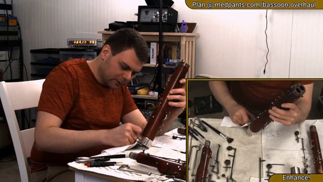Bassoon Yearly Overhaul/Maintenace Stream Day 1: Disassembly and Cleaning смотреть онлайн