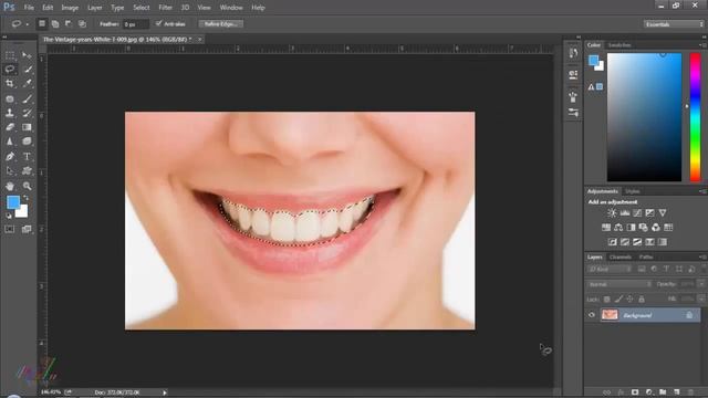 Photoshop CC : Whiten Teeth Very Quick Tip смотреть онлайн