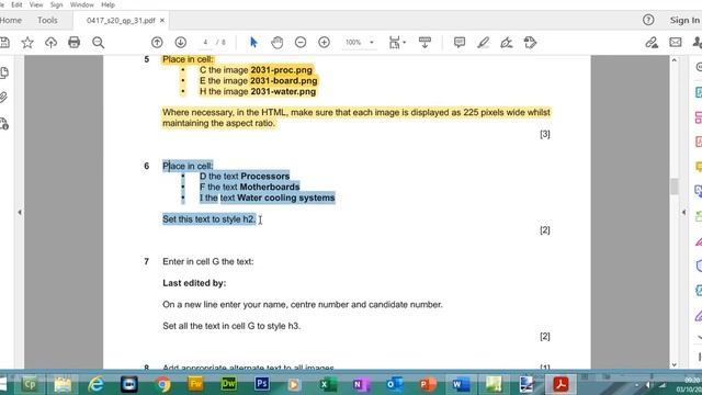 22 ICT IGCSE Paper 3 2020 Website Authoring June 31 Microsoft Expression Web 4 смотреть онлайн