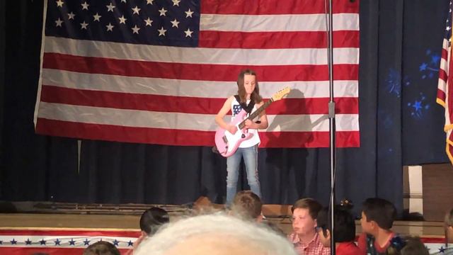 The Star Spangled Banner on electric guitar: performance and tips смотреть онлайн