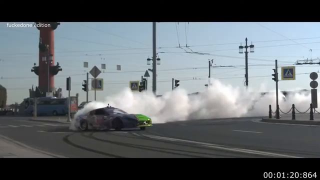 PHONK DRIFT в центре Санкт Петербурга (дрифт под фонк) смотреть онлайн