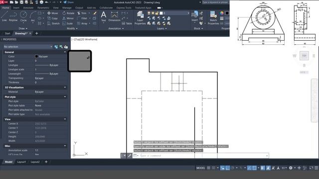 AutoCAD 2023 Practice #11 смотреть онлайн