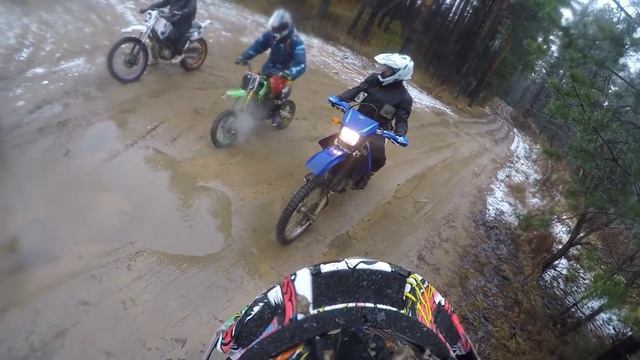 Открытие зимнего питбайк сезона 2015 с Ромой Курбатовым смотреть онлайн