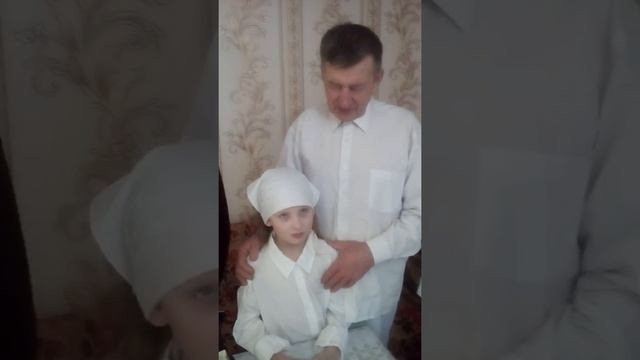 Крещение двух драгоценных сестер. 19.02.2021 года. смотреть онлайн