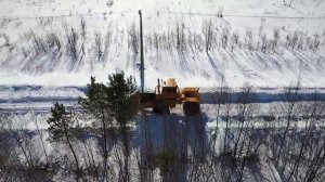 ТРАКТОР КИРОВЕЦ. ТРАКТОР К 700. МЕТЕЛЬ. УБОРКА СНЕГА. ЧИСТКА СНЕГА.