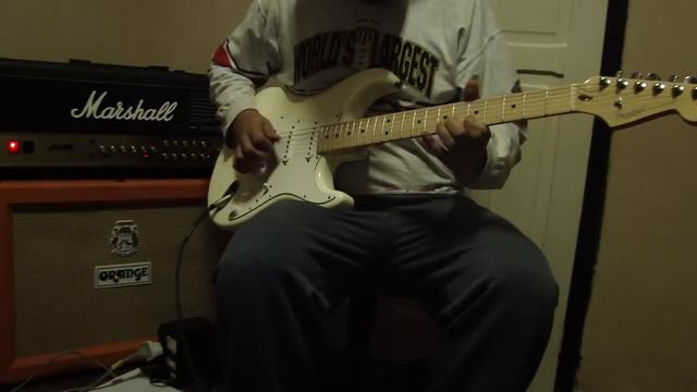 My new Fender American Standard Stratocaster and Marshall смотреть онлайн