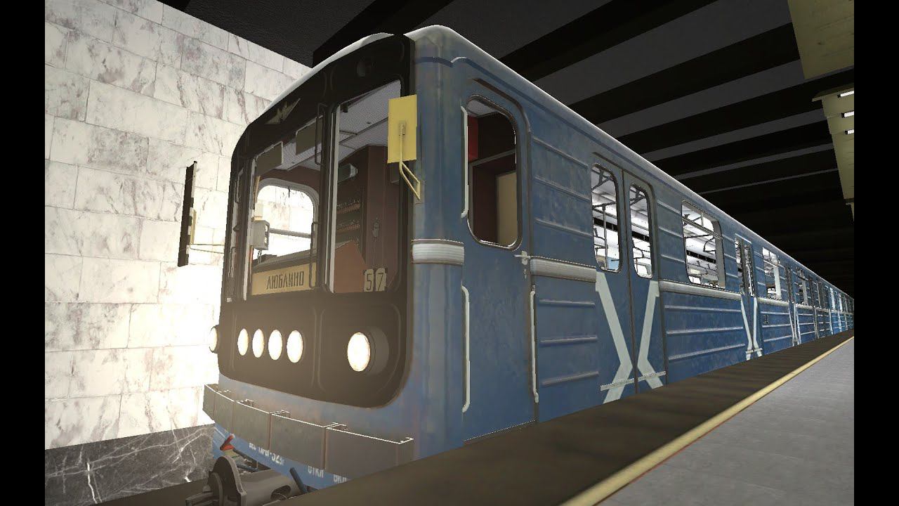 Номерной на Люблинско-Дмитровской Линии. Metrostroi 81-717/714