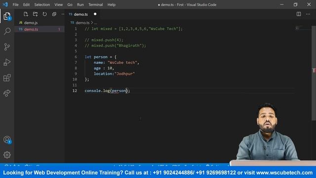 What are Array & Object Data Types in TypeScript | Typescript Tutorials смотреть онлайн