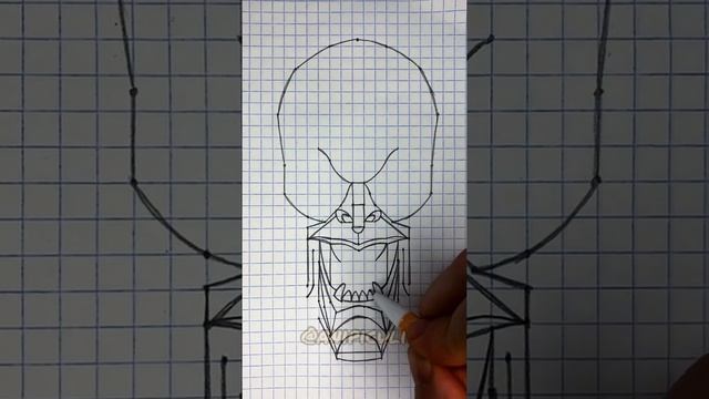 Как нарисовать шлем Зелёного гоблина смотреть онлайн