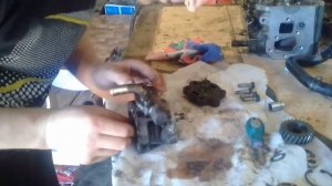 Разбираем гидроусилитель Mitsubishi Delica дв. 4М40(Г.У.Р.) часть2