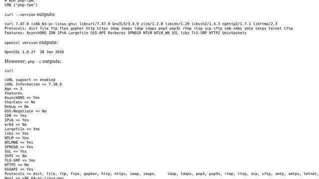 DevOps & SysAdmins: Updated cURL not taking effect in PHP смотреть онлайн