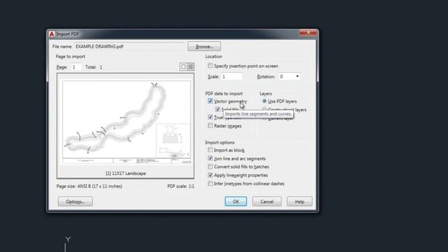 Convert PDF to DWG using Autocad 2017 смотреть онлайн