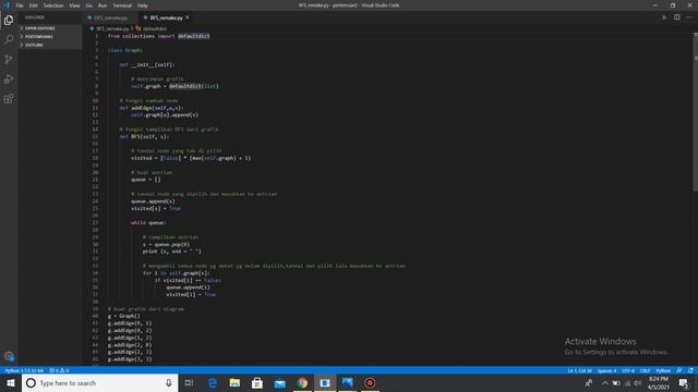 DFS and BFS in Python Programming Language смотреть онлайн