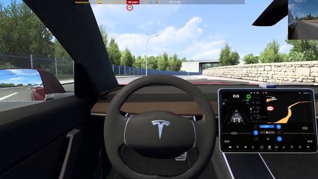 Tesla Model 3 2018 версия 1.0 для Euro Truck Simulator 2 (v1.47.x, 1.48.x) смотреть онлайн
