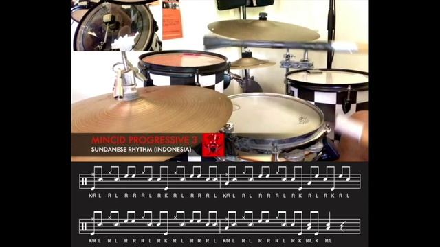 4 DIFFERENT KENDANG MINCID (SUNDANESE RHYTHM) FROM WEST JAVA, INDONESIA ON DRUMKIT смотреть онлайн