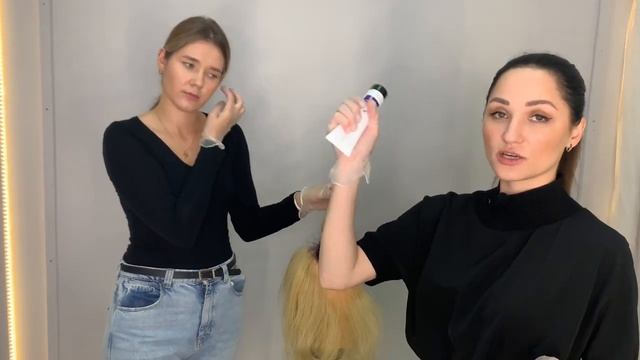 Яркое окрашивание! Как покрасить волосы ! Тест пигментов для волос фирмы ESTEL . смотреть онлайн