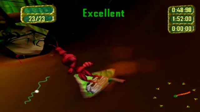 Antz Extreme Racing Gameplay Walkthrough Weaver Turf Surf : Rock Fall Slalom #4 смотреть онлайн
